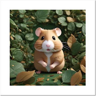 Hamster in Nature Posters and Art